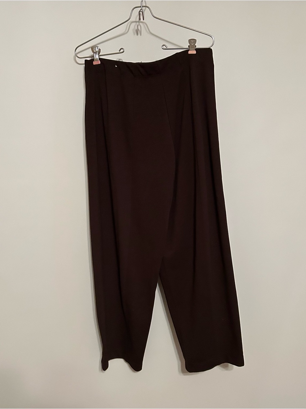 Max Studio Wide-Leg Pants — Dark Brown